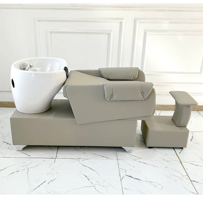 Comfort Luxury Shampoo Bed Head Spa Sink Barber Shop Hair Salon Chair Pillow Makeup Shampouineuse Beauty Furniture LJ50SC