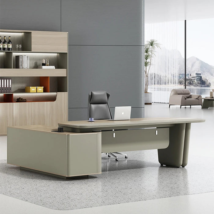 Study Standing Office Desk Executive Storage Desktop Gaming Office Desk Salon Luxury Scrivania Con Cassetti Office Furniture