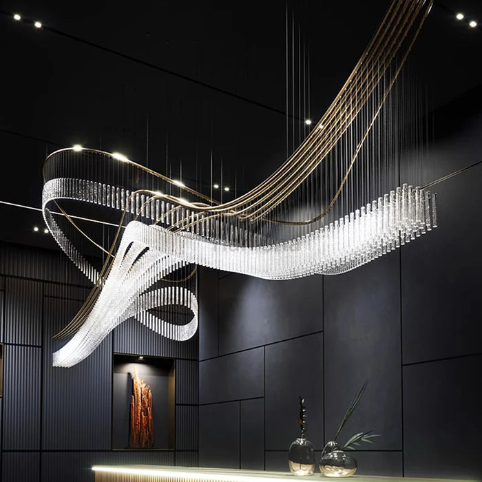 Modern Italian church design, interior decoration, hotels, villas, staircases, banquet halls, luxurious glass, LED creative chan