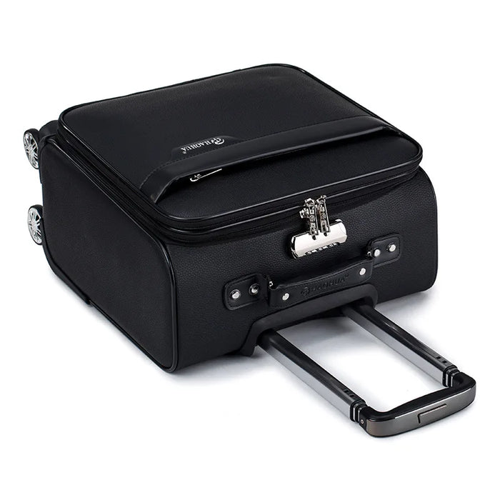 18 Inch Travel Expandable PU Luggage Bag Laptop Trolley Cabin Suitcase With Wheels TSA Lock Check-in Case Valise Free Shipping