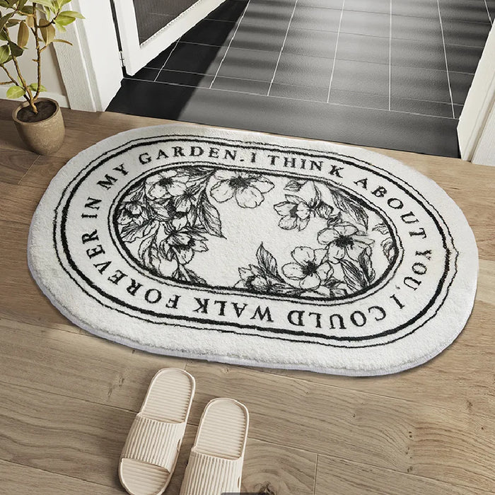 Soft Bath Mat Non Slip INS Style Doormat Water Absorbent Carpets Entrance Mats Balcony Porch Area Rugs Home Decor Mat Rugs