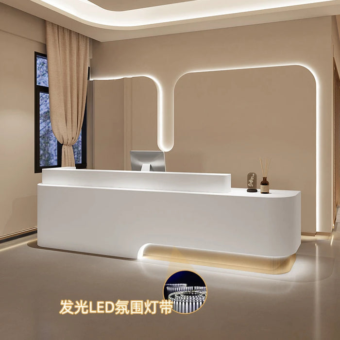 Cashier Table Reception Desk Advisory Counter Checkout Console Restaurant Cabinet Salon Comptoir De Caisse Reception Furniture