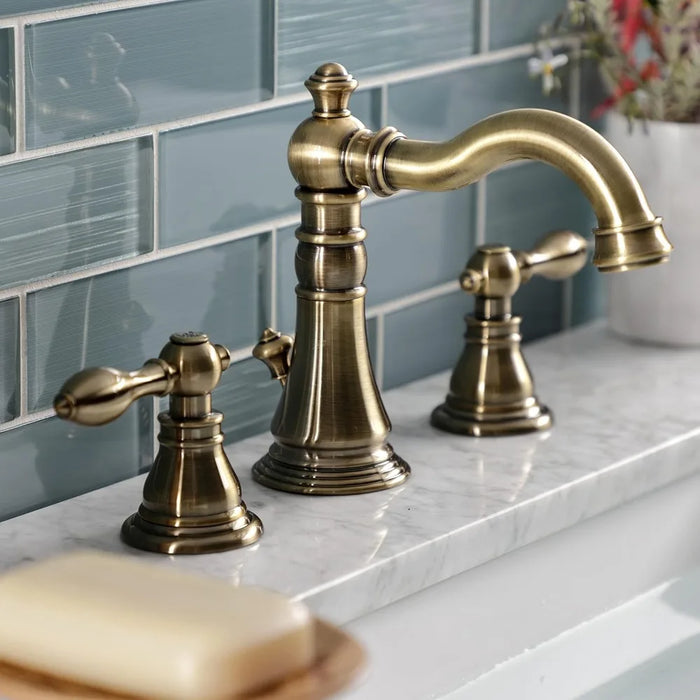 American Classic Widespread Lavatory Faucet Wash Hands 5-5/16" Spout Reach Bathroom Sink Kitchen Faucets Hand Wash Toilets Table