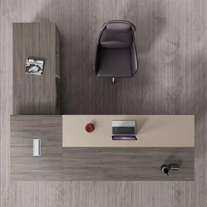 Simple boss desk combination, president desk, office furniture, large class desk, single person desk