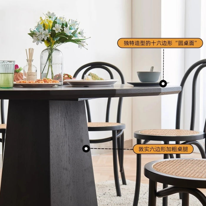 Negotiation Luxury Dining Table Living Room Household Modern Nordic Round Dining Tables Mesa Comedor Restaurant Furniture QF50DT