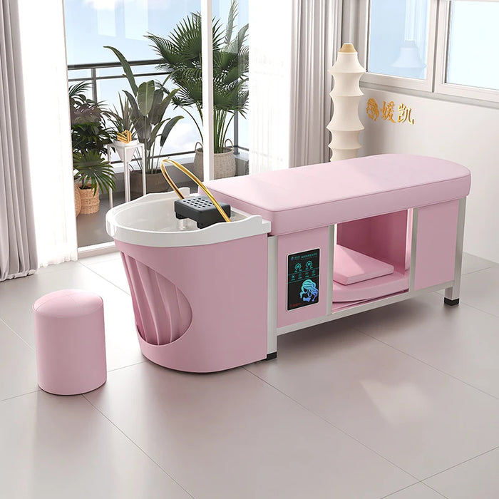 Professional Beauty Spa Progressive Shampoo Chair Headspa Massage Sedia Parrucchiere Salon Furniture CY50XF