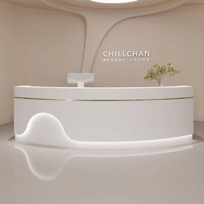 Store Salon Reception Desk Counter Restaurant Luxury Spa Barbershop Checkout Reception Desk Supermarket Escritorio Bar Furniture
