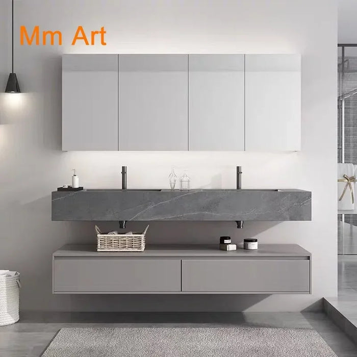 Luxury Bathroom Cabinet Storage Mirror Bathroom Vanity