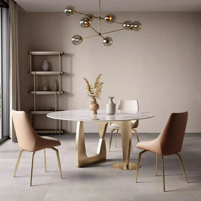 Modern Restaurant Dining Tables Center Nordic Coffee Luxury Replica Round Dining Tables Kitchen Mesa De Comedor Furniture HDH