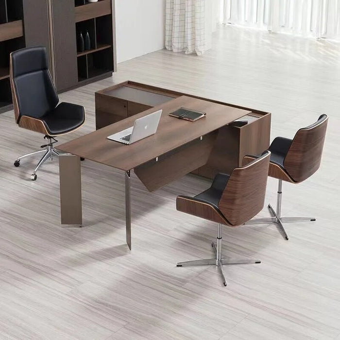 Makeup High-Back Bentwood Swivel Office Computer Chair Micro Fiber Practical Leather Office Chaise Coiffeuse Home Furniture