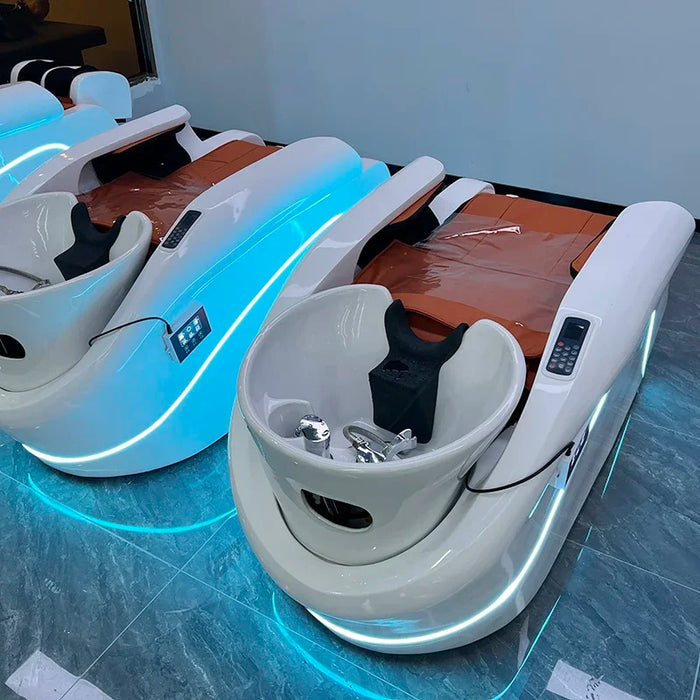 Hair Washing Chair Intelligent Professional Hairdressing Shampoo Bed Cosmetic Beauty Silla Peluqueria Hairsalon Furniture CY50XT
