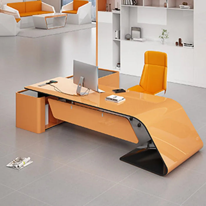 Monitor Executive Office Desks Meeting Console Reception Standing Writing Executive Modern Shelf Bureau Meuble Office Furniture
