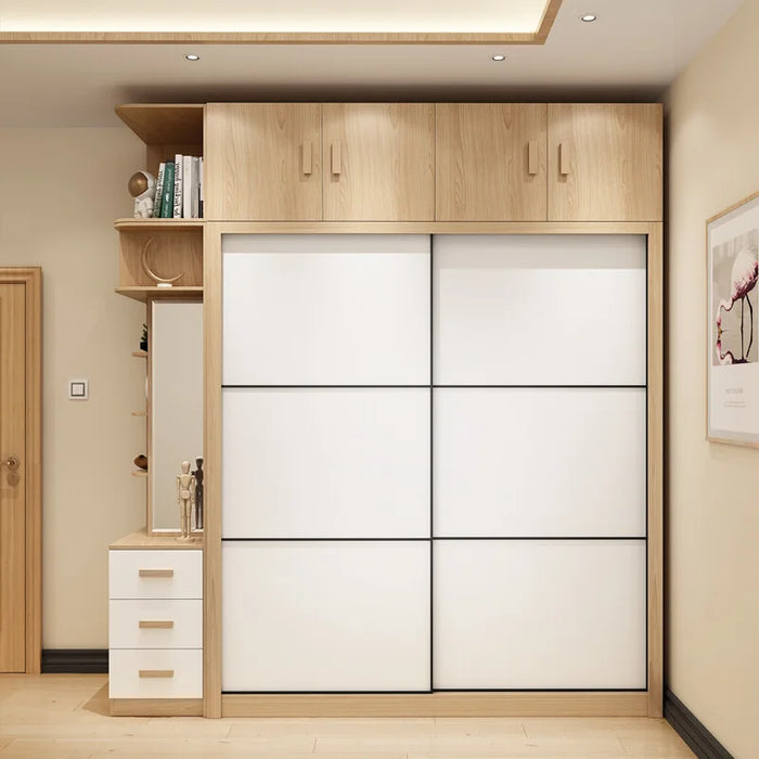 Hanging Storage Wardrobe Clothes Storage Oganizers Simple Modern Wardrobe Clothes Bedroom Ropero Plastico Household Products