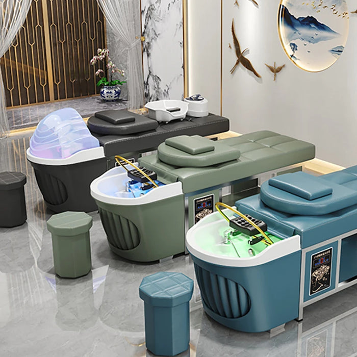 Simple Beauty Shampoo Chair Water Circulation Hair Washing Chair Fumigating Cosmetic Silla Peluqueria Hairsalon Furniture CY50XT