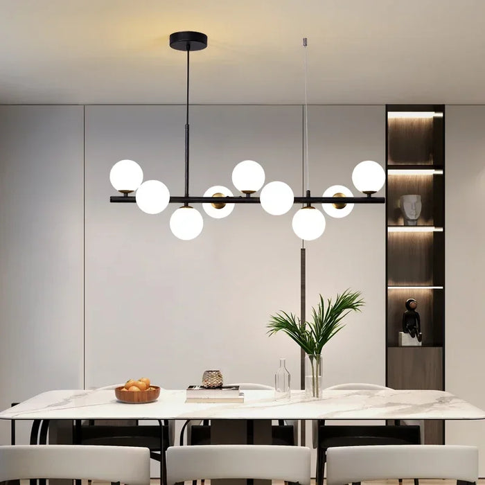New Modern Chandelier Gold/Black G9 bulb led chandelier For Restaurant kitchen Nordic lamp bedroom decor Hanging light fixture