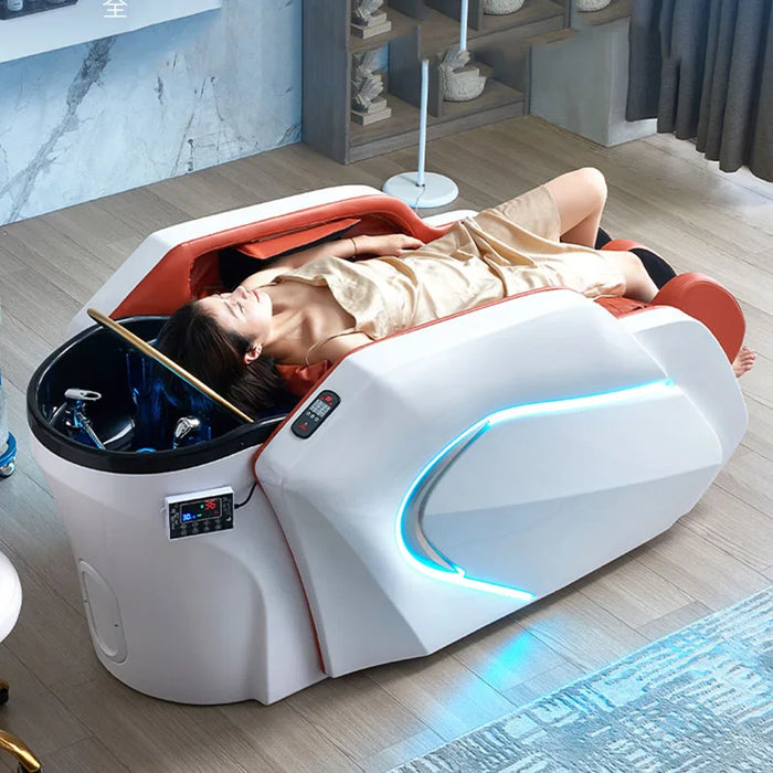 Electric Massage Bed, Shampoo, Fumigation And Flushing Bed, Fully Automatic Shampoo Bed Table De Massage Salon Furniture GY50MB