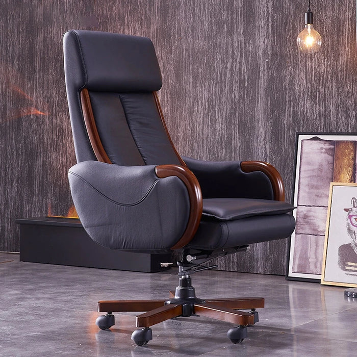 Vanity Recliner Chair Swivel Arm Leather Study Conference Office Chair Designer Bedroom Cadeiras De Escritorio Salon Furniture