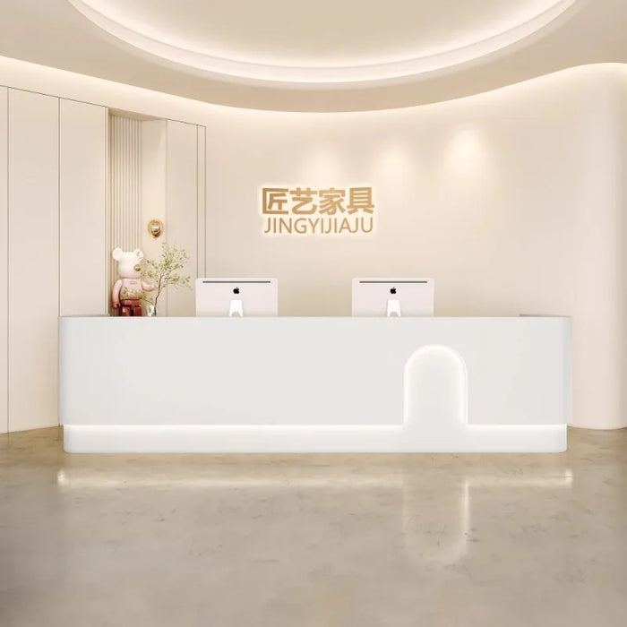 Mobile Bar Counter Reception Desk Office Modern Information Commercial Reception Desk Conference Comptoir Caisse Furniture