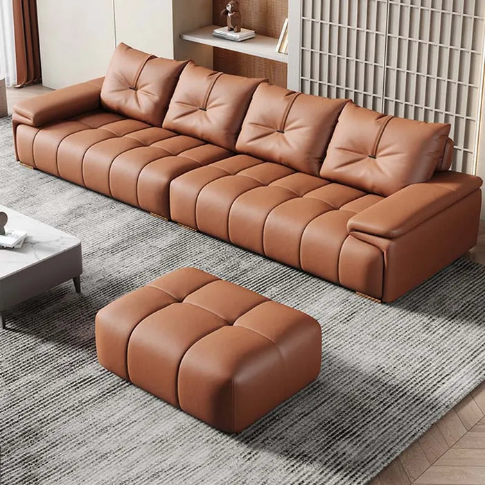 Genuine Leather Sofa Modern European Lounge Modular Corner Sofa Living Room Comfortable Kanapy I Sofy Do Salony Room Decor