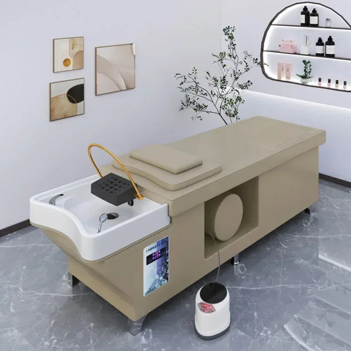 Fumigation Thai Shampoo Chair Massage Hairdresser Water Circulation Specialized Shampoo Chair Fotel Fryzjerski Furniture XFY