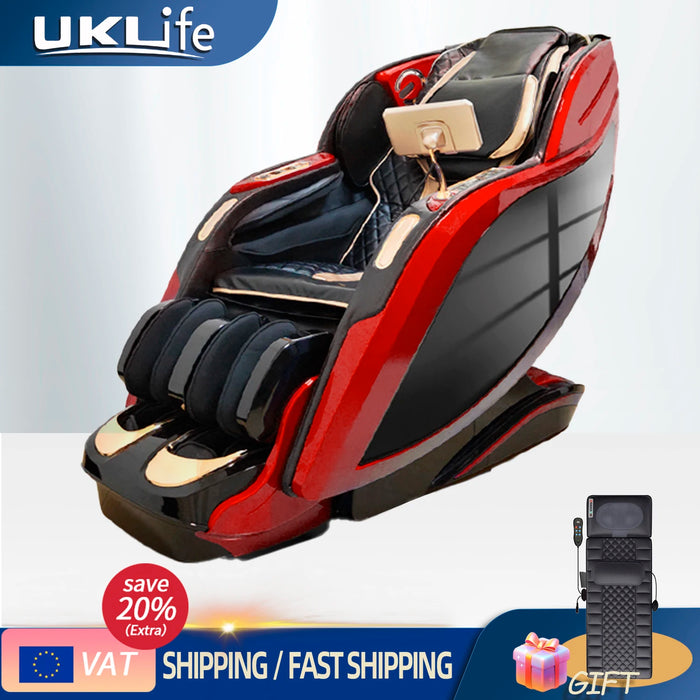 3 Year Warranty New Home Full Body SL 4D Zero Gravity Airbag Heat Massager Chairs Multifunctional Luxurious Office Chair