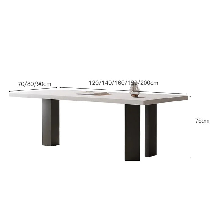 Nordic Modern Dining Table Minimalist Office Library Center Dining Table Fashion Floor Reading Mesas De Jantar Home Furnitures