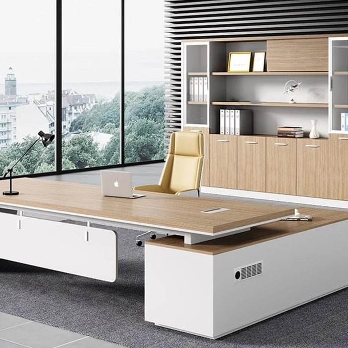 Vanity Conference Office Desk Student Writing Desktop Reception Office Desk Storage Scrivania Cameretta Modern Furniture