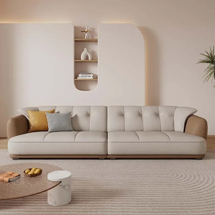Modular Living Room Sofa Genuine European Leather Corner Sofa Comfortable Lounge Salon Canape De Luxe Moderne Room Decor