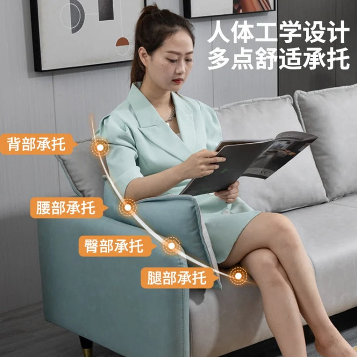 Nordic Modern Lazy Living Room Sofas Set Recliner Luxury Small Sofa Single Loveseat Chair Sofy Do Salonu Home Furniture WK50SF