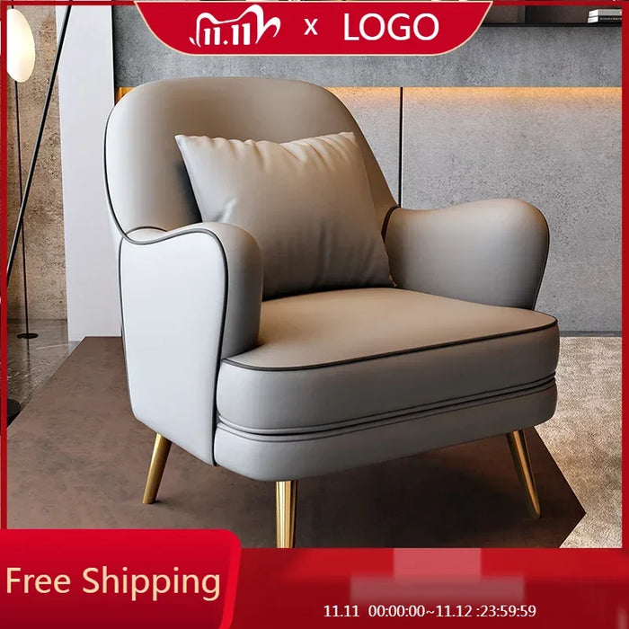 Nordic Single Living Room Sofas Armchair Luxury Designer Living Room Sofas Office Divani Da Soggiorno Home Furniture YY50SF
