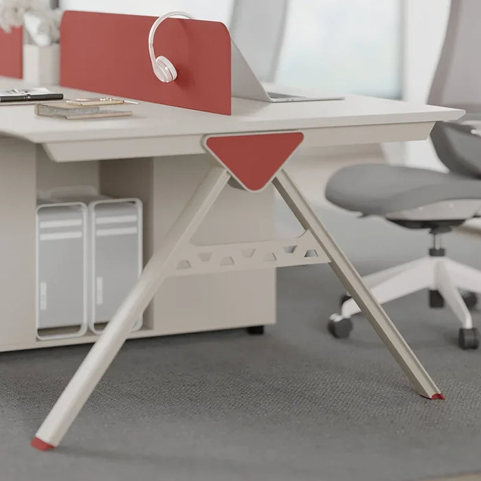 Employee Employee Office Desk Simplicity Modern Multiple Seats Screen Station Office Desk Bureau Meuble Working Equipment QF50OD