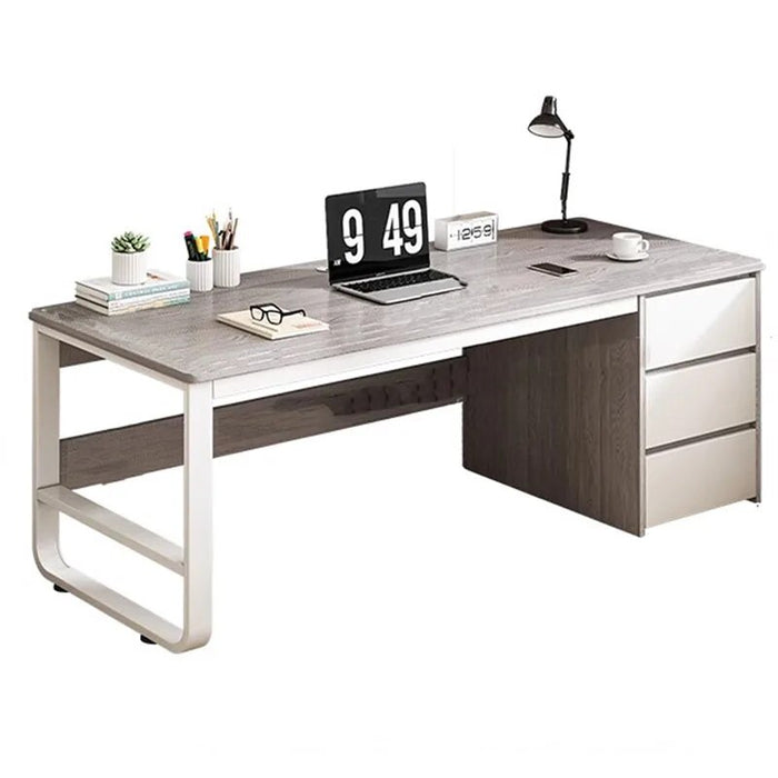 Drawers Executive Office Desk Standing European Metal Supplies Computer Desks Writing Floor Escritorios De Ordenador Furniture