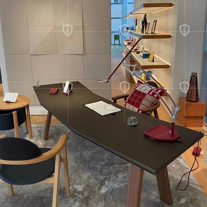Executive Minimalist Office Desk Long Modern Learning Studio Computer Desk Tables Designer Scrivania Per Pc House Furniture