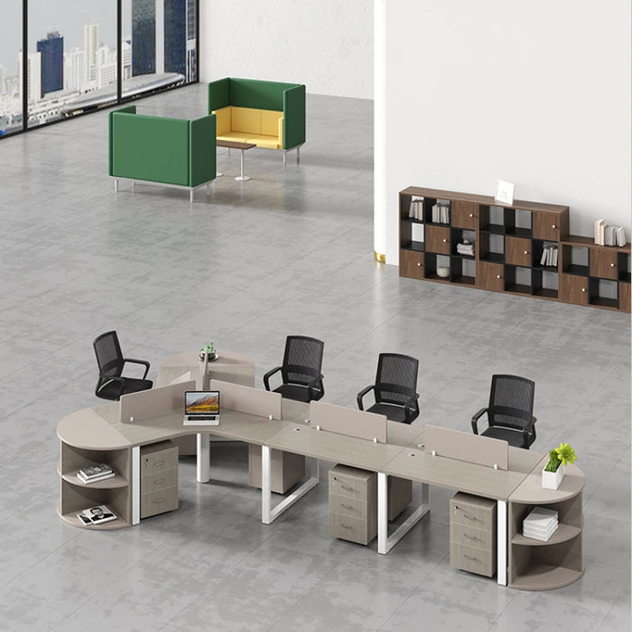 Heteromorphism Staff Office Desks Employee Combination Simplicity Modern Office Desks Bureau Meuble Working Equipment QF50OD