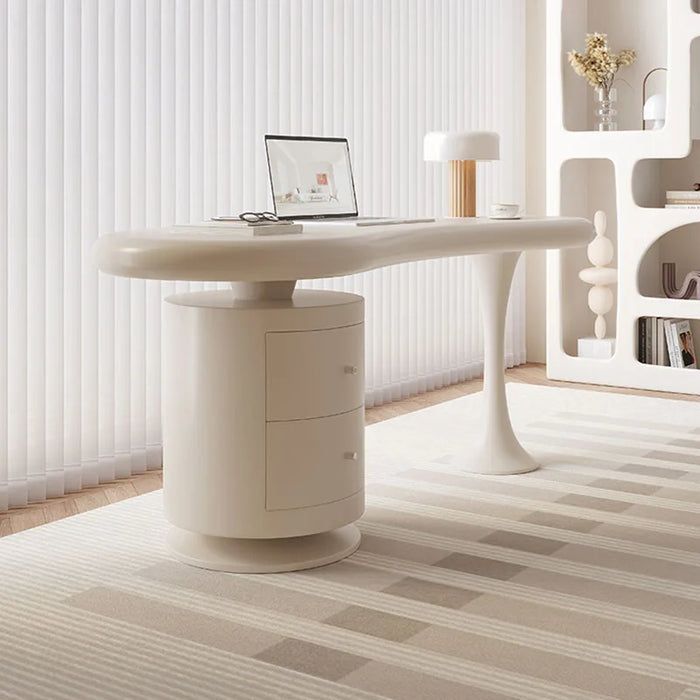 White Standing Lap Desk Writing Small Executive Workstation Study Desk Table Office Bedroom Mesa De Escritorio Office Furniture