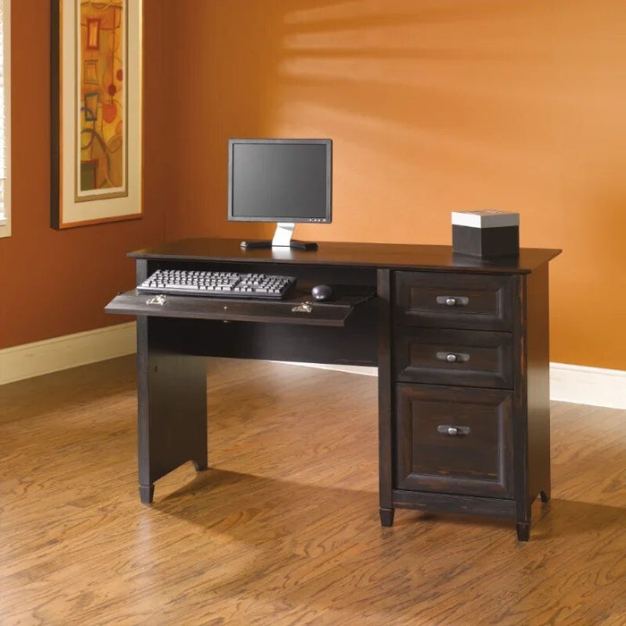 Sauder New Cottage Desk, Antiqued Black Paint Finish computer desk  office desk