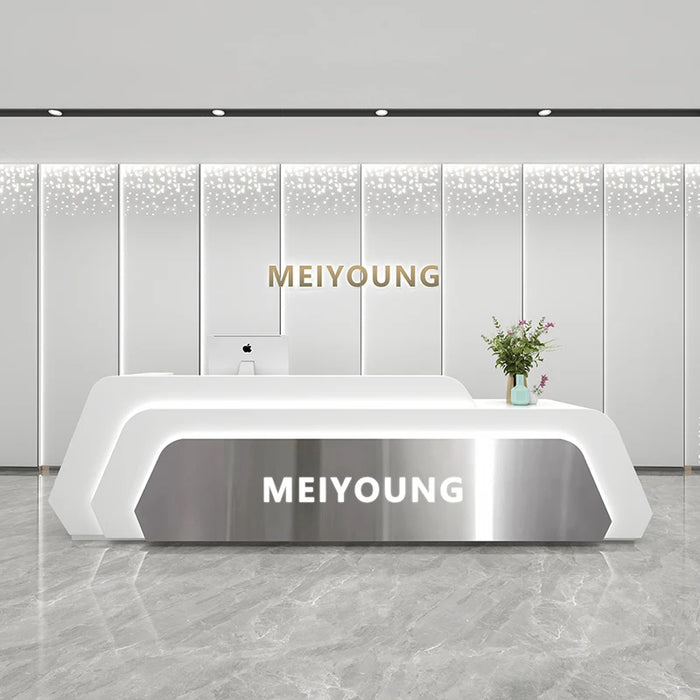 Luxury Register Reception Desks Office Pulpit Executive Commercial Reception Desks Club Mostrador Recepcion Bar Furniture