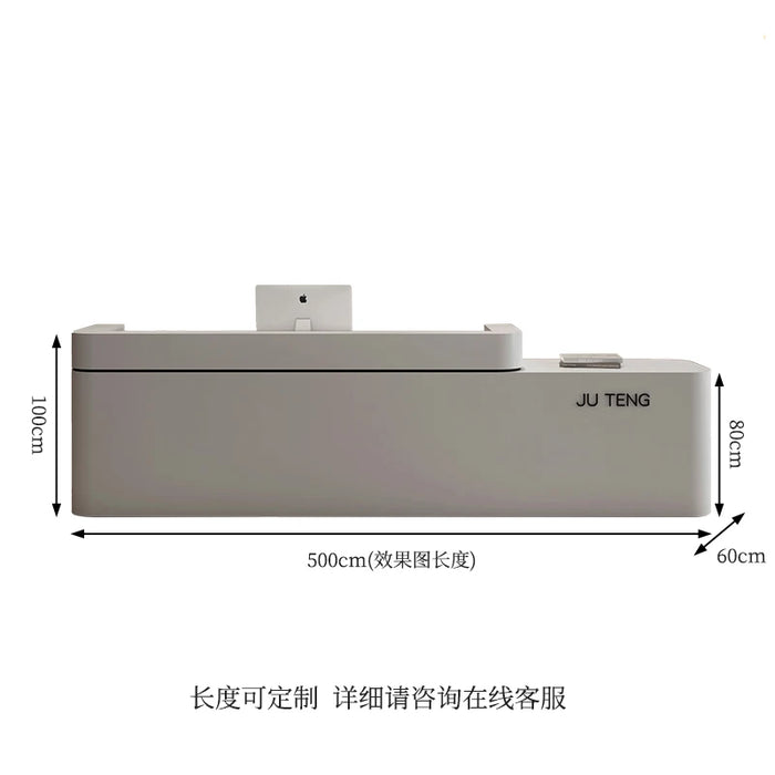 Office Reception Desk White Study Salon Luxury Counter Computer Shop Reception Desk Lectern Small Escritorio Bar Furniture