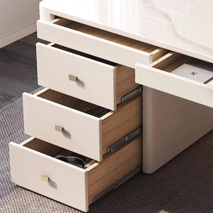 Workbench Modern Office Desk Writing Desktop Makeup Coffee Meeting Drafting Office Desk Stand Scrivania Legno Furniture HDH