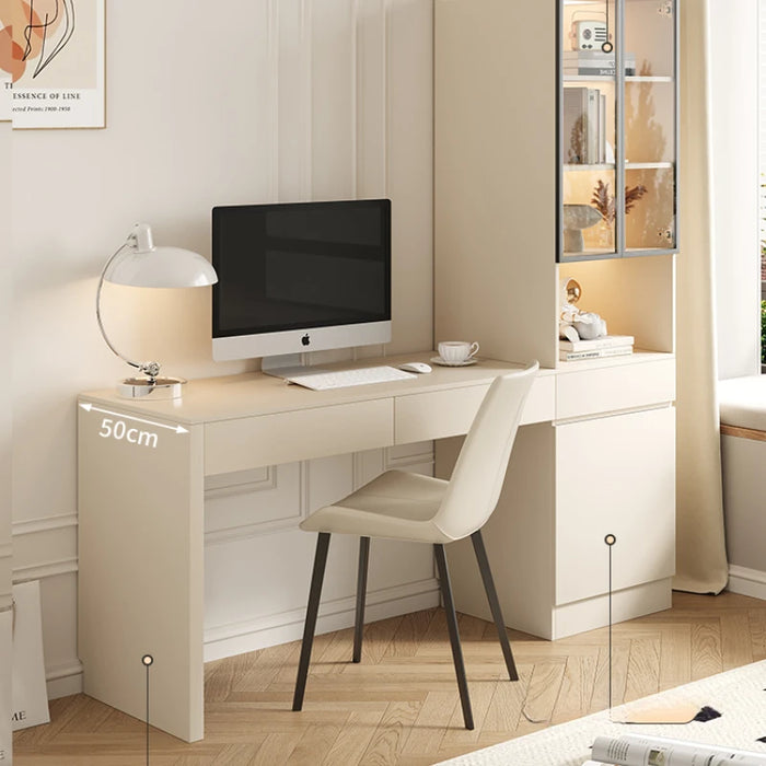 Executive Wooden Work Desk Reception Computer Makeup Work Desk Modern Gaming Shelf Escritorio Gaming Working Equipment ZT50WD