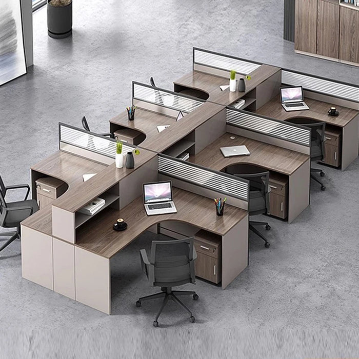 Black Cross-bonding Boss Reception Office Desk Conference Floor Free Shipping Computer Desks Bureau Meuble Home Luxury Furniture