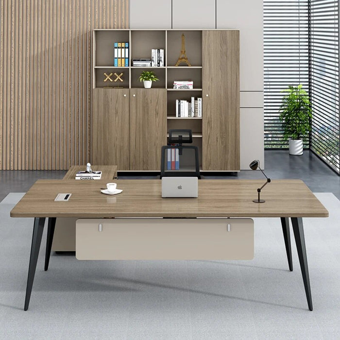 Drawers Bookshelf Office Desk Storage Standing Executive Art Computer Desks Supplies Modern Mesa De Computador Home Furniture