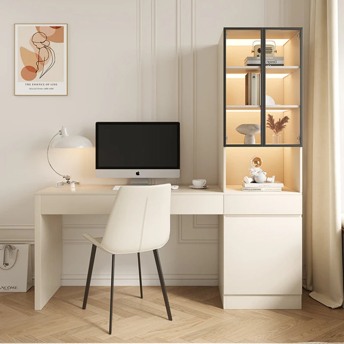 Executive Wooden Work Desk Reception Computer Makeup Work Desk Modern Gaming Shelf Escritorio Gaming Working Equipment ZT50WD