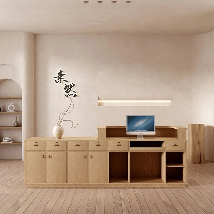 Lectern Reception Desks Spa Counter Modern Vanity Office Luxury Wood Table Reception Desks Coffee Escritorio Salon Furniture