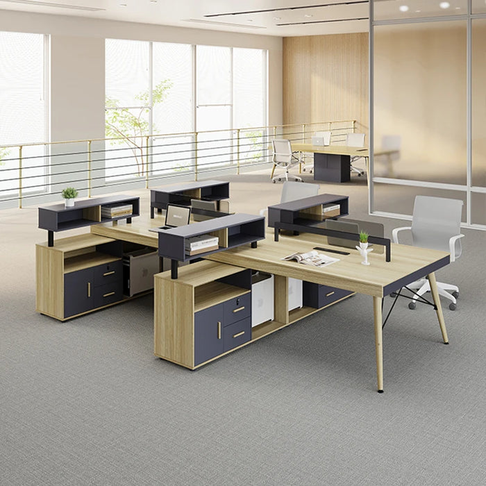 Wooden Boss Office Desk Fashion Professional Storage Modern Designer Computer Desk Tables Drawers Moveis Para Casa Furniture