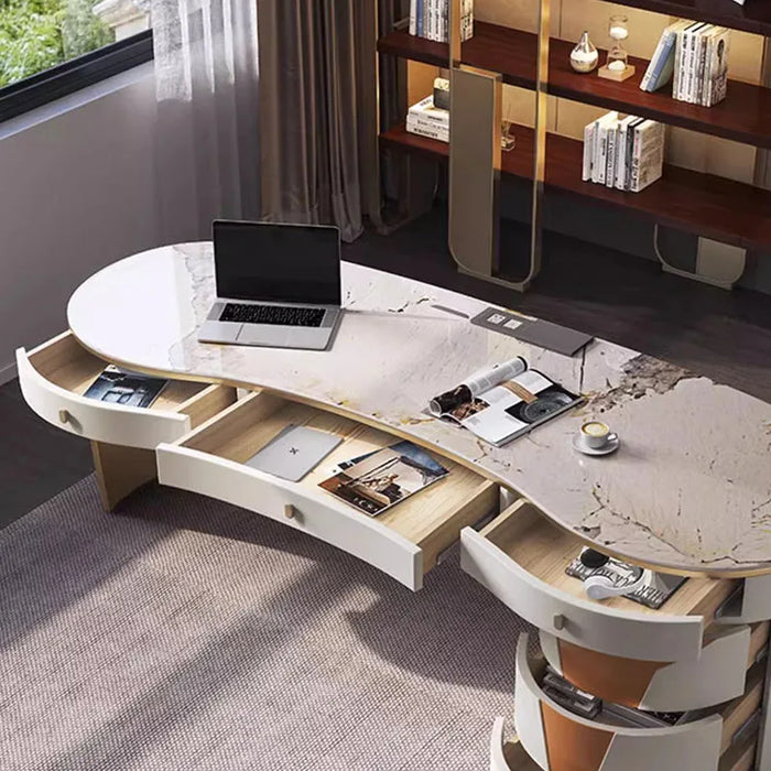 Modern Office Desk Mainstays Organization Supplies Writing Desk Modern Solid Wood Scrivania Ufficio Lavoro Office Furniture
