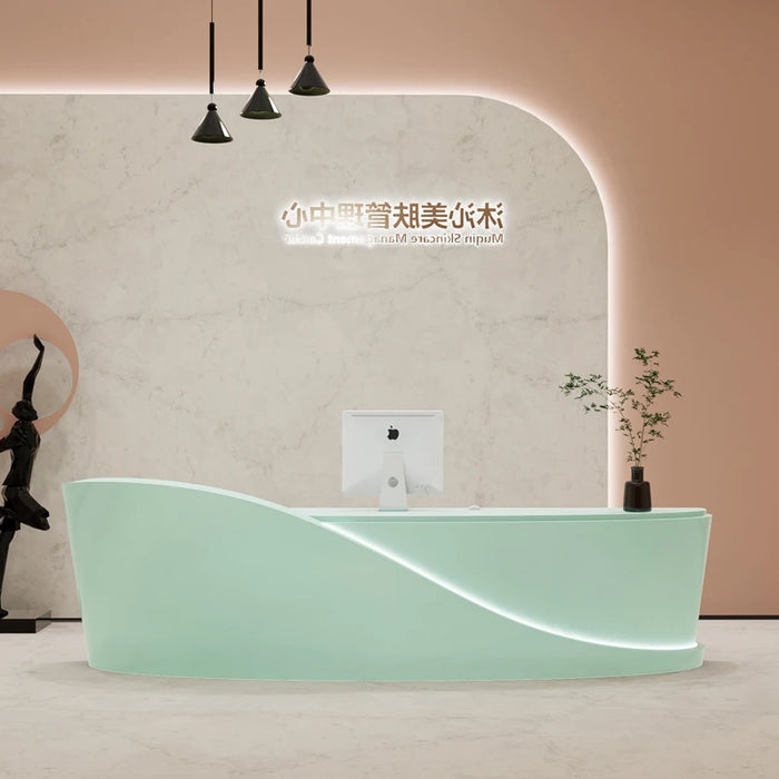 Service Counter Reception Desks Church Cashier Hospital Futuristic Reception Desks Commercial Mostrador Recepcion Furniture