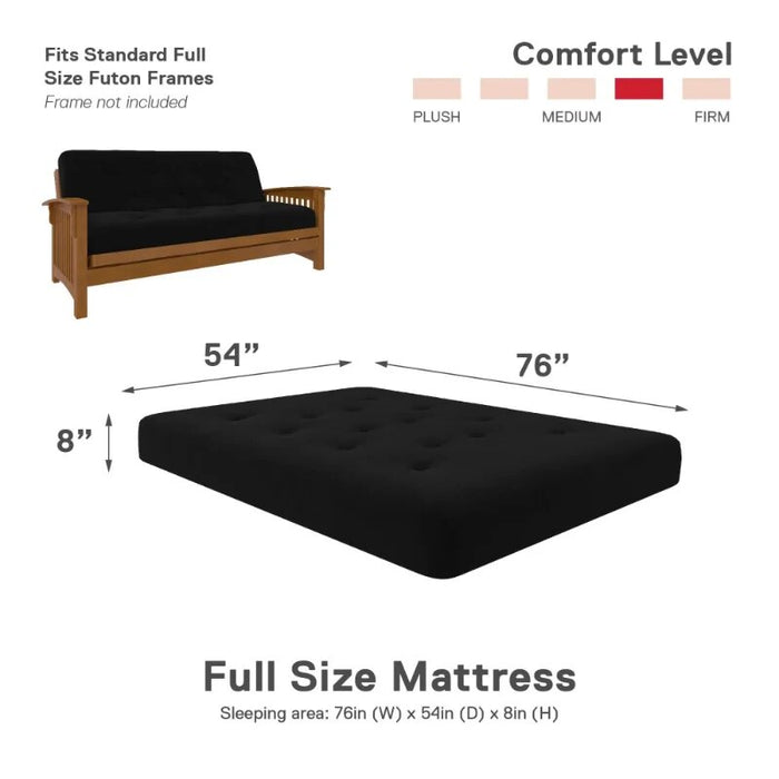 Signature Sleep Trule 8" Independently Encased Coil (Pocket) Futon Mattress, Polyester Linen, Full, True  living room sets sofa