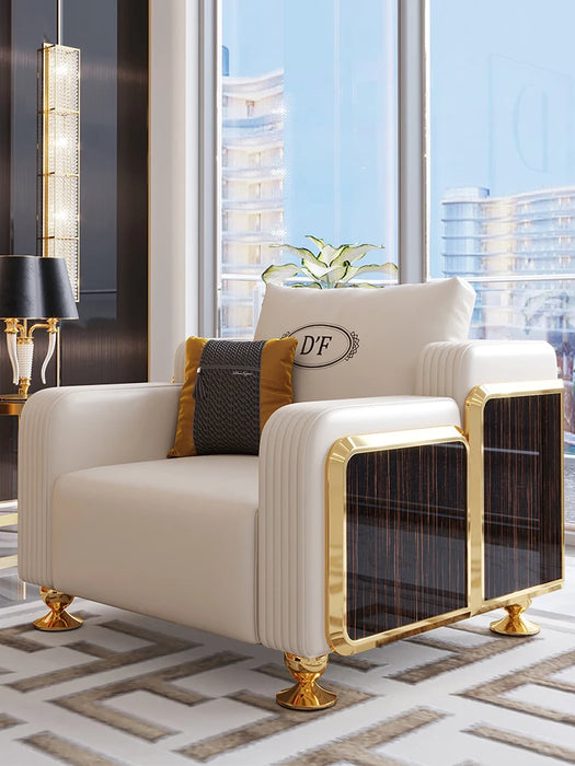 American luxury living room 123 combination sofa