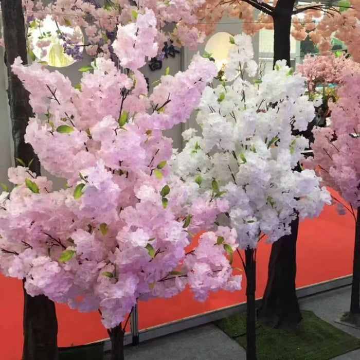 Artificial Cherry Tree Interior Decoration Wishing Tree Simulation Plant 1.2m 1.5M 1.8M Wedding Part Home Decoration Supplies